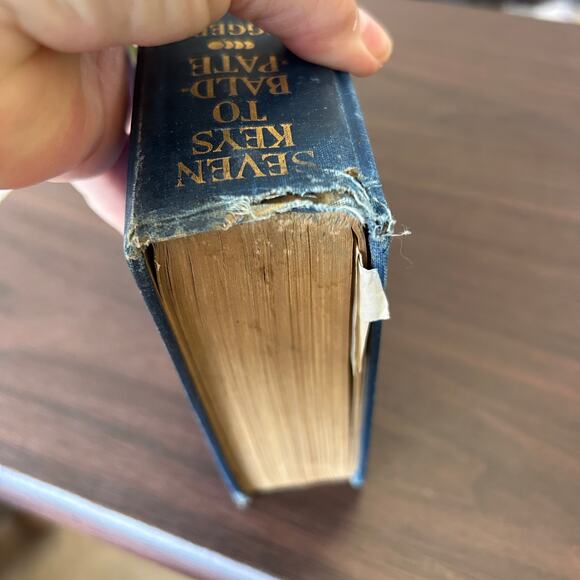 7 Keys to Baldpate by Earl Derr Biggers 1913 FIRST EDITION Skeleton Key Cover - Picture 5 of 16